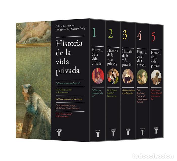 Libri: ESTUCHE HISTORIA DE LA VIDA PRIVADA 5 VOLUMENES - ARIES, PHILIPPE