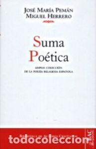 Livres: SUMA POETICA - PEMAN, JOSE MARIA