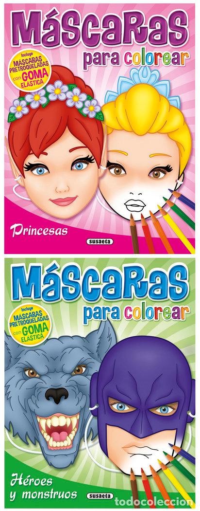 Libros: MASCARAS PARA COLOREAR - AA.VV