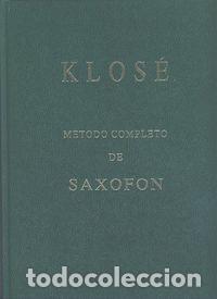 Livros: METODO COMPLETO DE SAXOFON - KLOSE, HYACINTHE ELEONORE