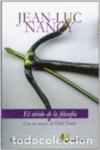 Libros: OLVIDO DE LA FILOSOFIA,EL - NANCY, JEAN-LUC