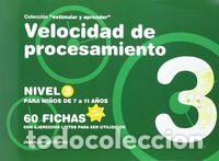 Libros: VELOCIDAD DE PROCESAMIENTO NIVEL 3 DE 7 A 11 A&Ntilde;OS - JARQUE GARCIA, JESUS