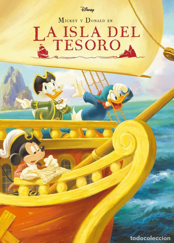 Libros: MICKEY Y DONALD EN LA ISLA DEL TESORO - DISNEY