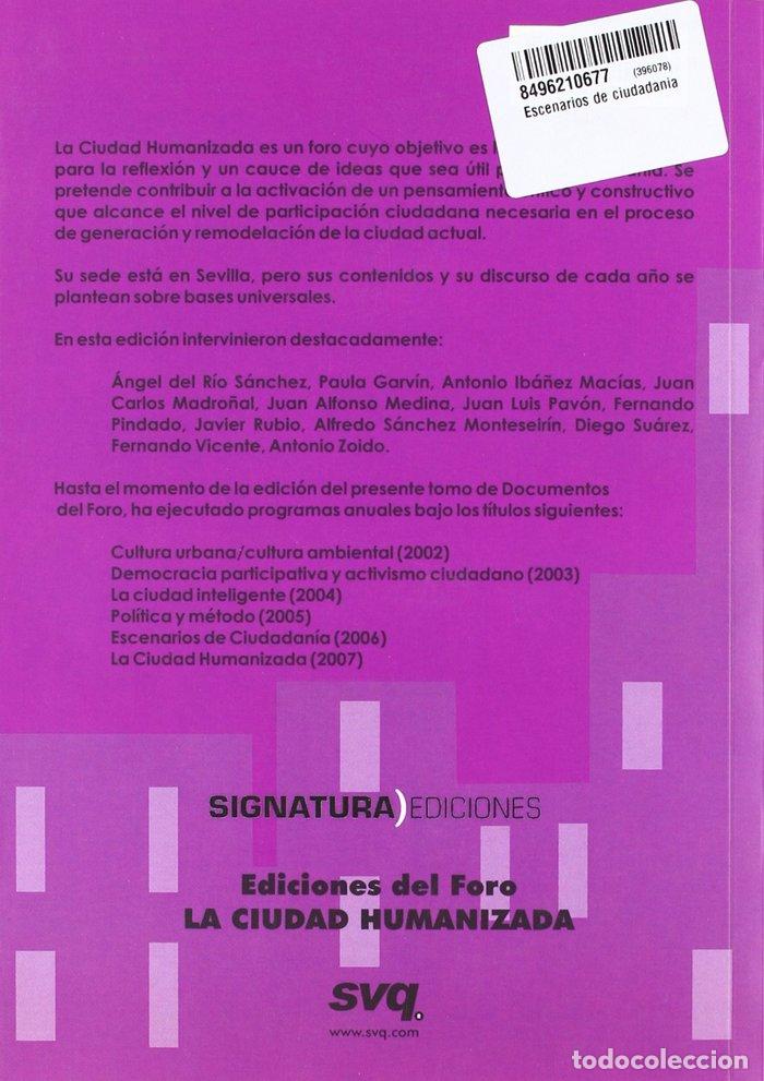 Livros: ESCENARIOS DE CIUDADANIA - AA.VV.