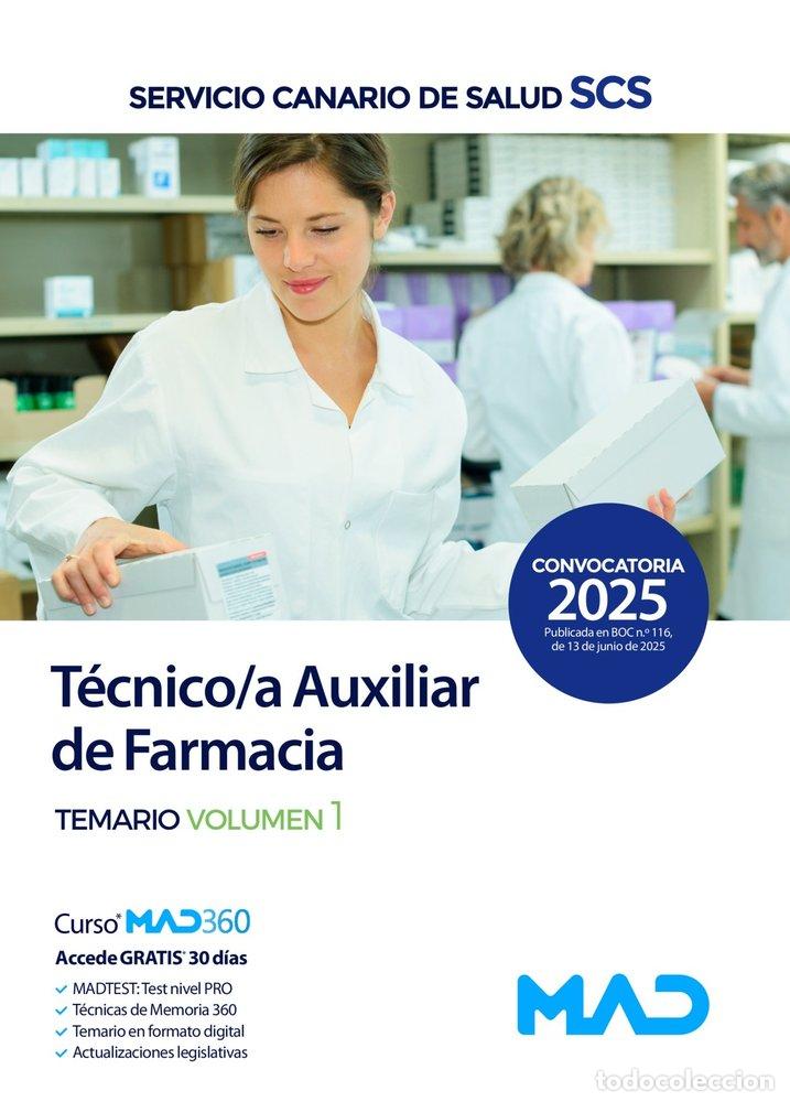 Livres: TECNICO/A AUXILIAR FARMACIA TEMARIO 1 SERVICIO CANARIO SALU - AA.VV