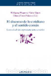 Libros: DISCURSO DE LO COTIDIANO Y EL SENTIDO COMUN - AA.VV.