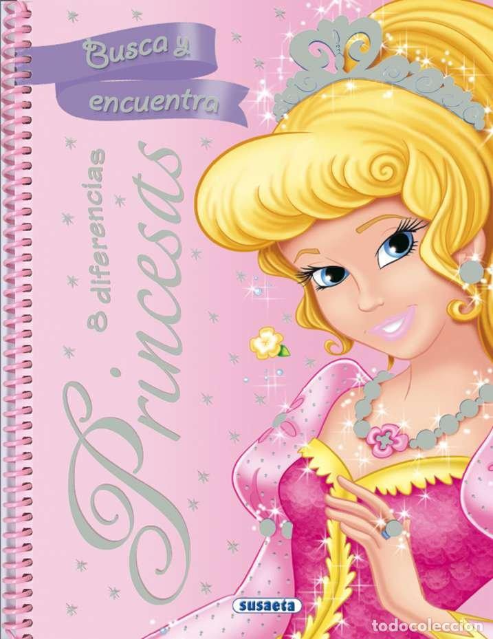 books: PRINCESAS 8 DIFERENCIAS BUSCA Y ENCUENTRA - AA.VV