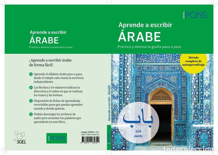 Livros: APRENDE A ESCRIBIR ARABE - MICHAELA KLEINHAUS