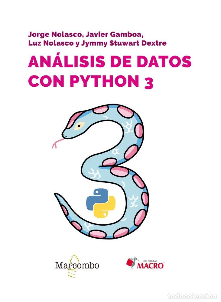 Libros: ANALISIS DE DATOS CON PYTHON 3 - GAMBOA CRUZADO, JAVIER