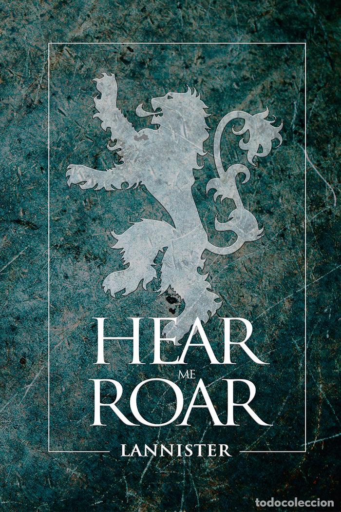 Libros: BLOC DE NOTAS GAME OF THRONES HEAR ME ROAR - MEDIA, GUNIS