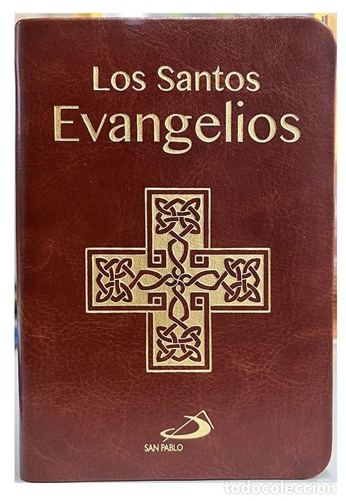 books: LOS SANTOS EVANGELIOS MINIBOLSILLO PIEL CRUZ DORADA - MARTIN NIETO, EVARISTO