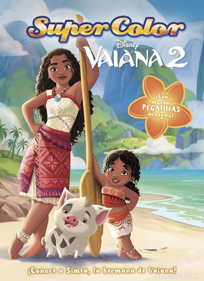 books: VAIANA 2 SUPERCOLOR - DISNEY