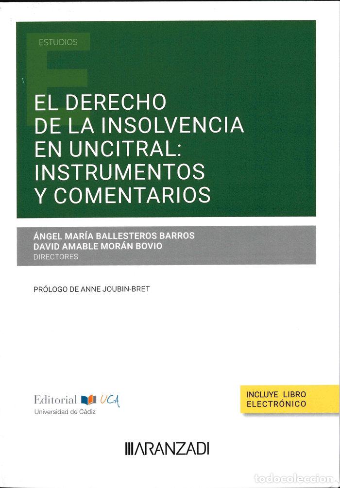 Libros: EL DERECHO DE LA INSOLVENCIA EN UNCITRAL - MORAN BOVIO, DAVID