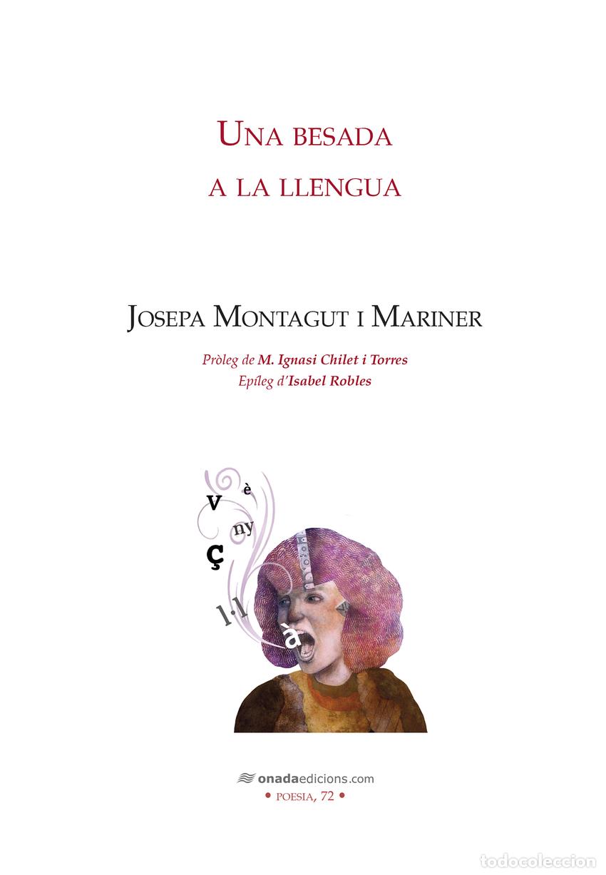 Livros: UNA BESADA A LA LLENGUA - Montagut Mariner, Josepa