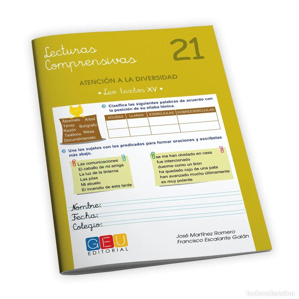 Livres: LECTURAS COMPRENSIVAS 21 - MARTINEZ ROMERO, JOSE