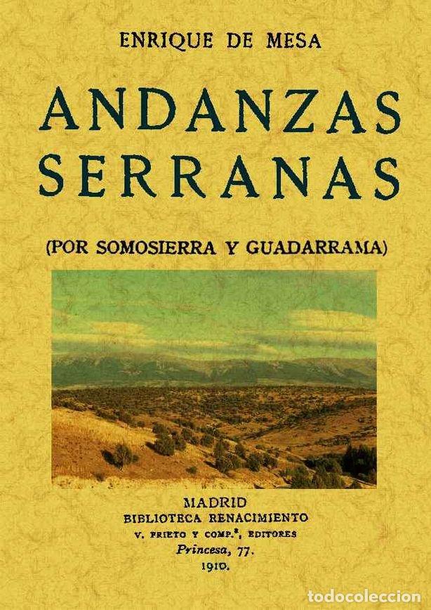 B&uuml;cher: ANDANZAS SERRANAS - MESA, ENRIQUE DE