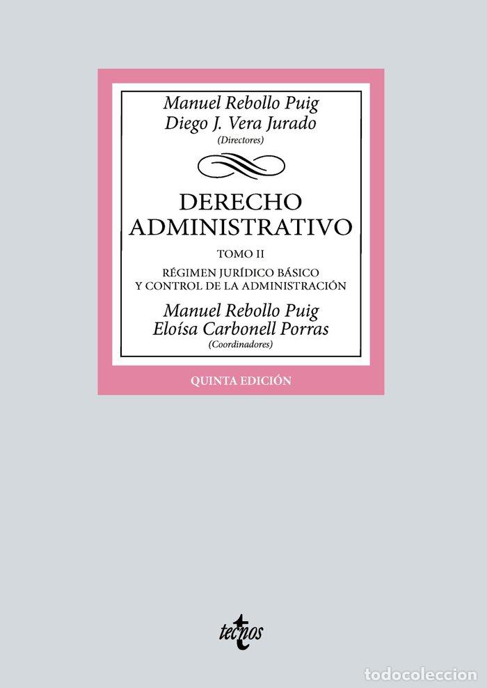 Libros: DERECHO ADMINISTRATIVO TOMO II - REBOLLO PUIG, MANUEL