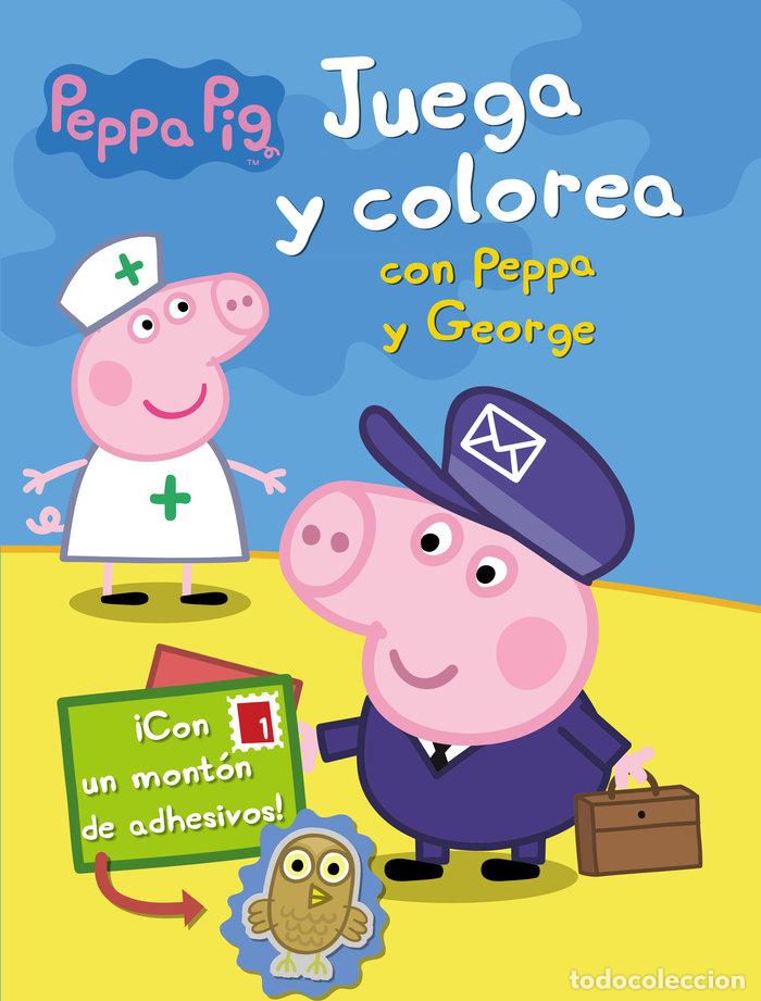 Livros: PEPPA PIG JUEGA Y COLOREA CON PEPPA Y GEORGE - AA.VV