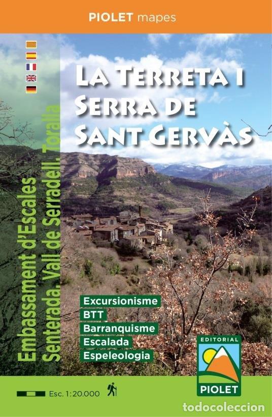 books: LA TERRETA I SERRA DE SANT GERVAS 1:20.000 - PIOLET, EDITORIAL