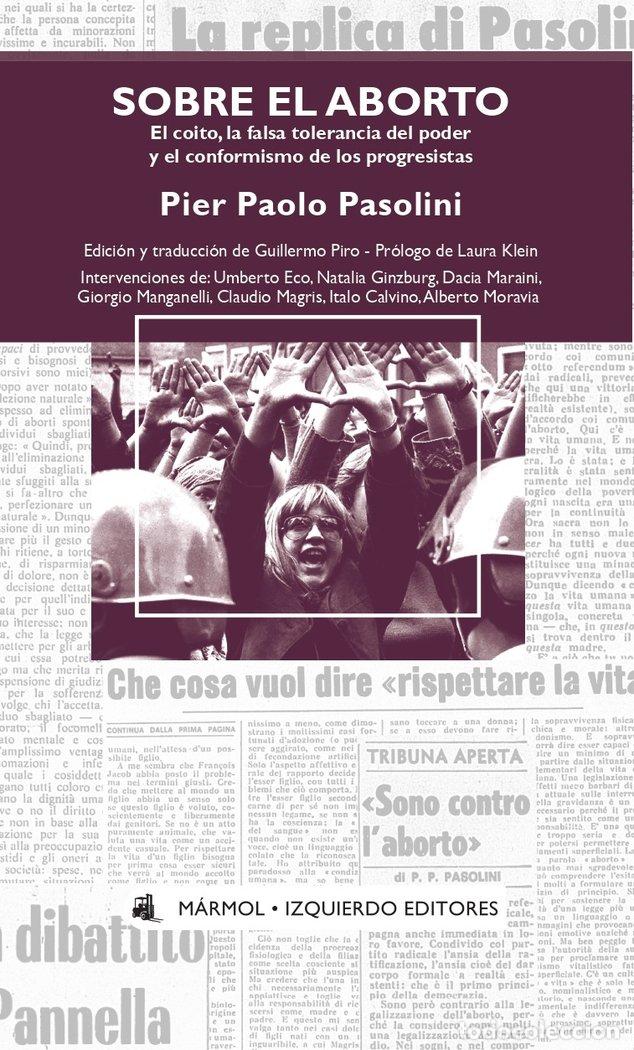 Libros: SOBRE EL ABORTO - PASOLINI, PIER PAOLO
