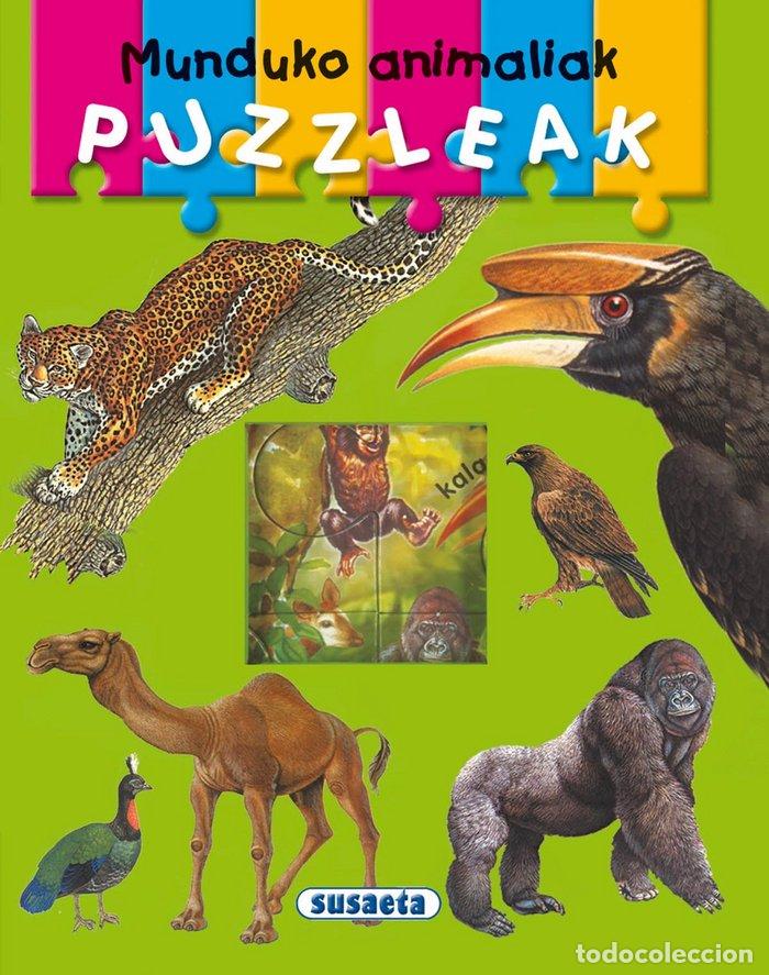 Libri: MUNDUKO ANIMALIAK PUZZLEAK - SUSAETA, TALDEAK