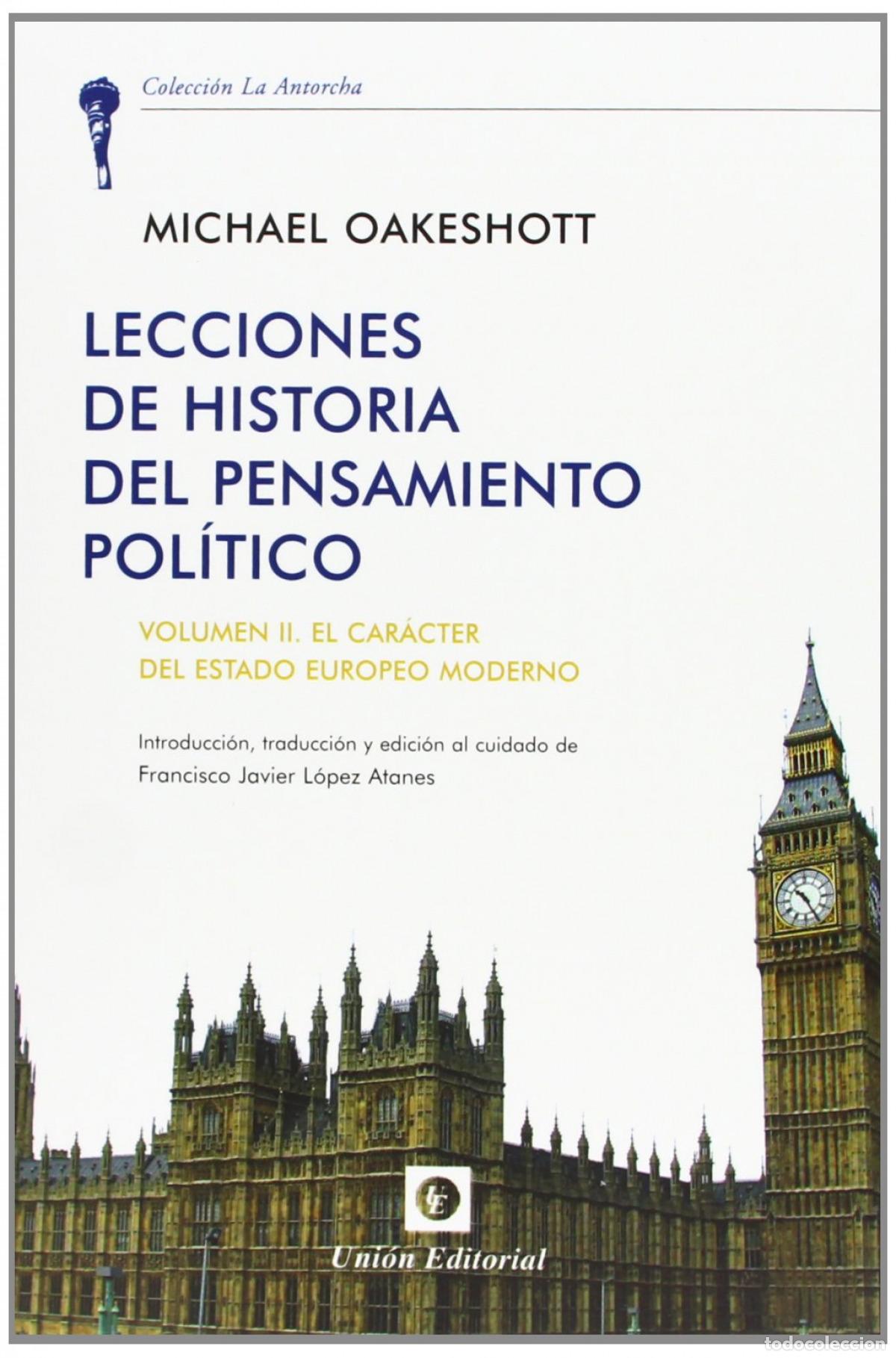 B&uuml;cher: LECCIONES DE HISTORIA DEL PENSAMIENTO PO - Oakeshott
