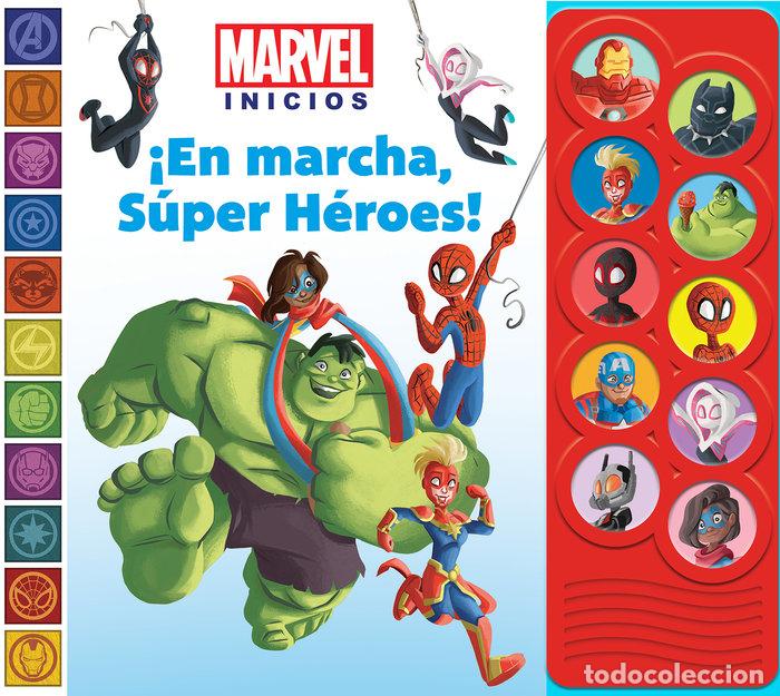 Libros: &iexcl;EN MARCHA S&Uacute;PER H&Eacute;ROES! MARVEL INICIOS - Marvel - Foto 1