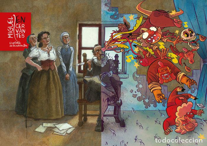 Livros: MIGUEL EN CERVANTES EL RETABLO DE LAS MARAVILLAS - RUBIN, DAVID