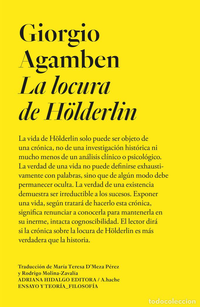 Livros: LOCURA DE HOLDERLIN,LA - AGAMBEN, GIORGIO