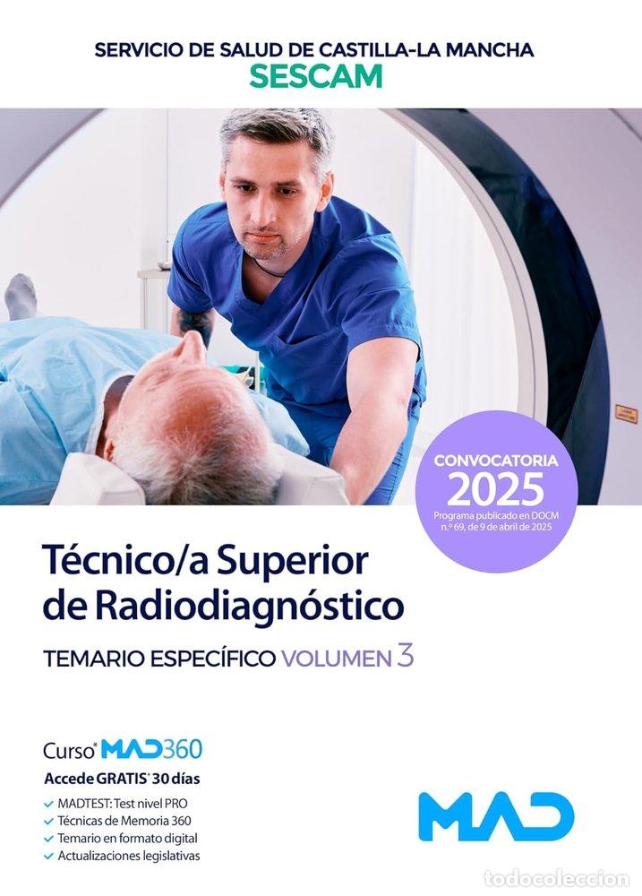 Libros: TEMARIO ESPECIFICO VOLUMEN 3 TECNICO/A SUPERIOR RADIODIAGNO - AA.VV