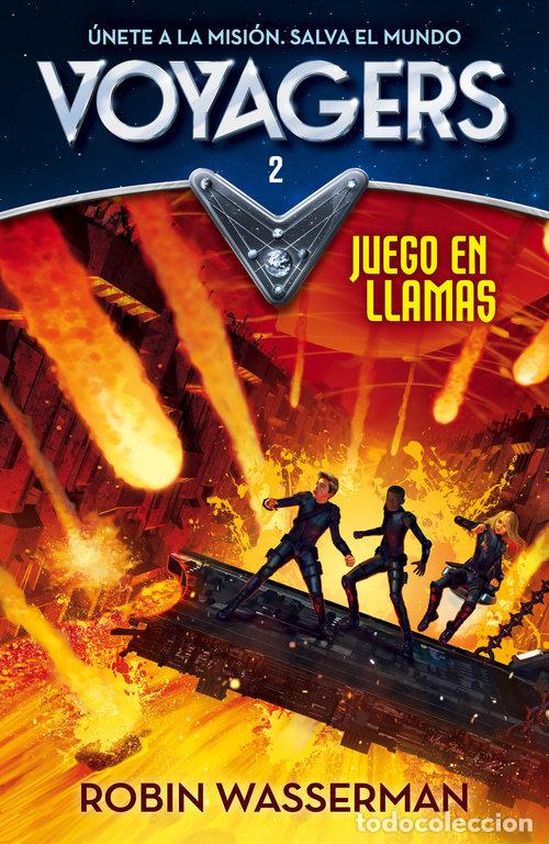books: VOYAGERS 2 JUEGO EN LLAMAS - WASSERMAN, ROBIN