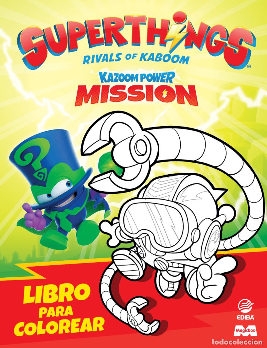 Livres: LIBRO PARA COLOREAR SUPERTHINGS KP - Varios autores