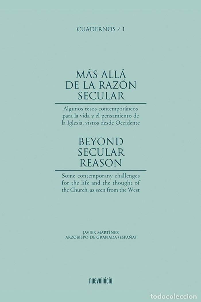 books: MAS ALLA DE LA RAZON SECULAR - MARTINEZ FERNANDEZ, FRANCISCO JAVIER