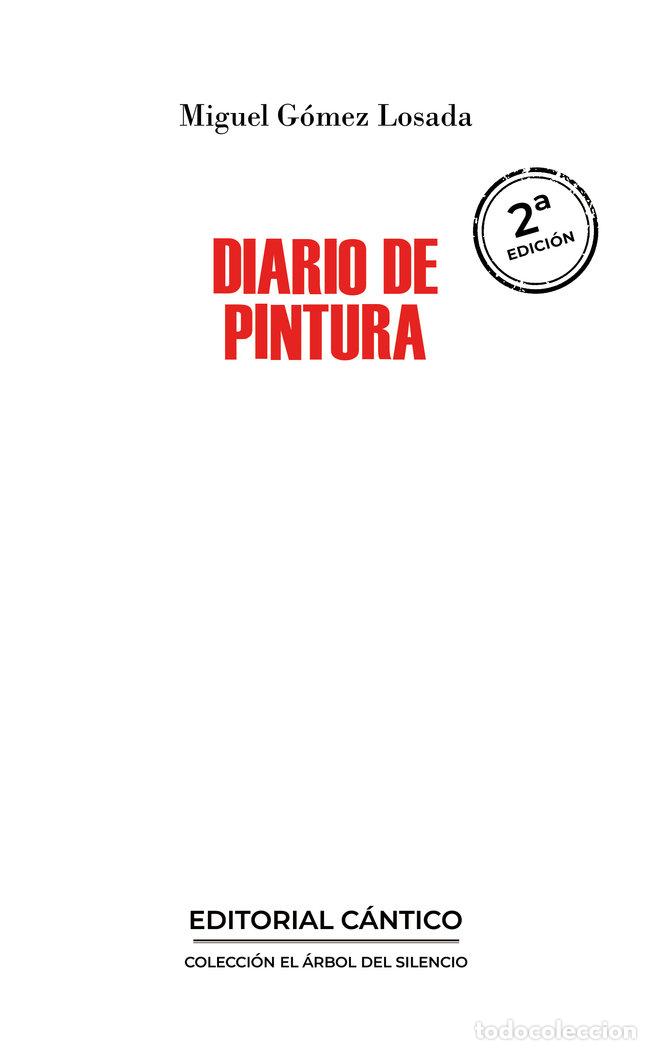 Libros: DIARIO DE PINTURA NE - GOMEZ LOSADA, MIGUEL