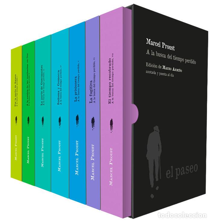 Libros: ESTUCHE VACIO PARA 7 VOLUMENES PROUST - AA.VV.