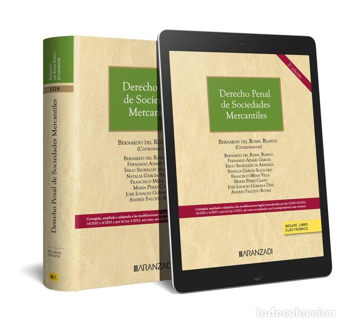 Libros: DERECHO PENAL DE SOCIEDADES MERCANTILES - BERNARDO DEL ROSAL BLASCO