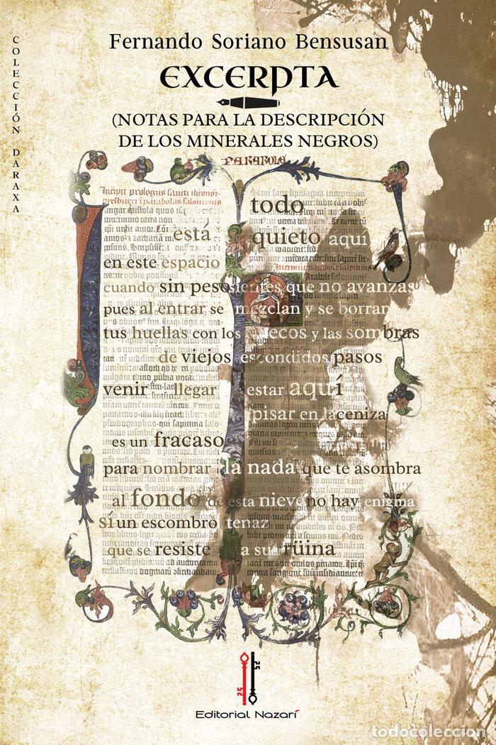 Livros: EXCERPTA - SORIANO BENSUSAN, FERNANDO
