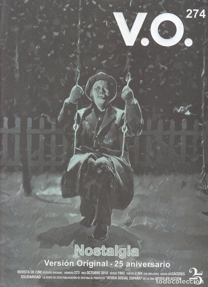 Libros: VERSION ORIGINAL 274 REVISTA DE CINE OCTUBRE 2018 - AA.VV