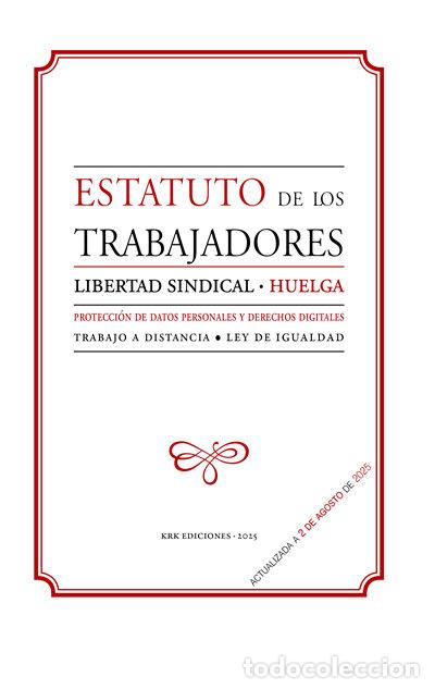 Livros: ESTATUTO DE LOS TRABAJADORES 2025 - AA.VV