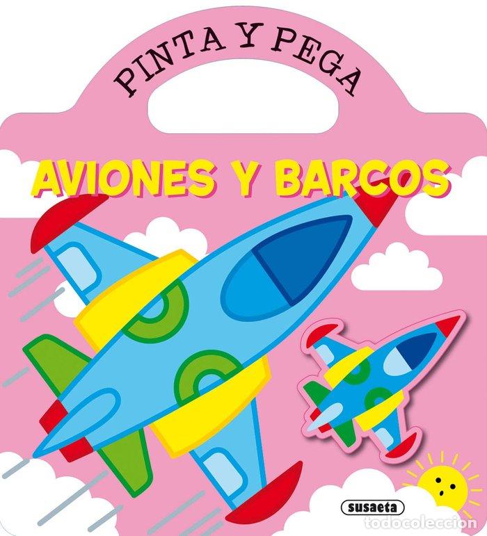 Livres: AVIONES Y BARCOS PINTA Y PEGA - BUSQUETS, JORDI