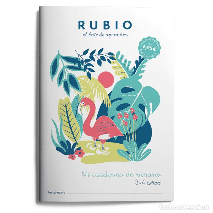 Libros: MI CUADERNO DE VERANO RUBIO 3-4 A&Ntilde;OS - AA.VV