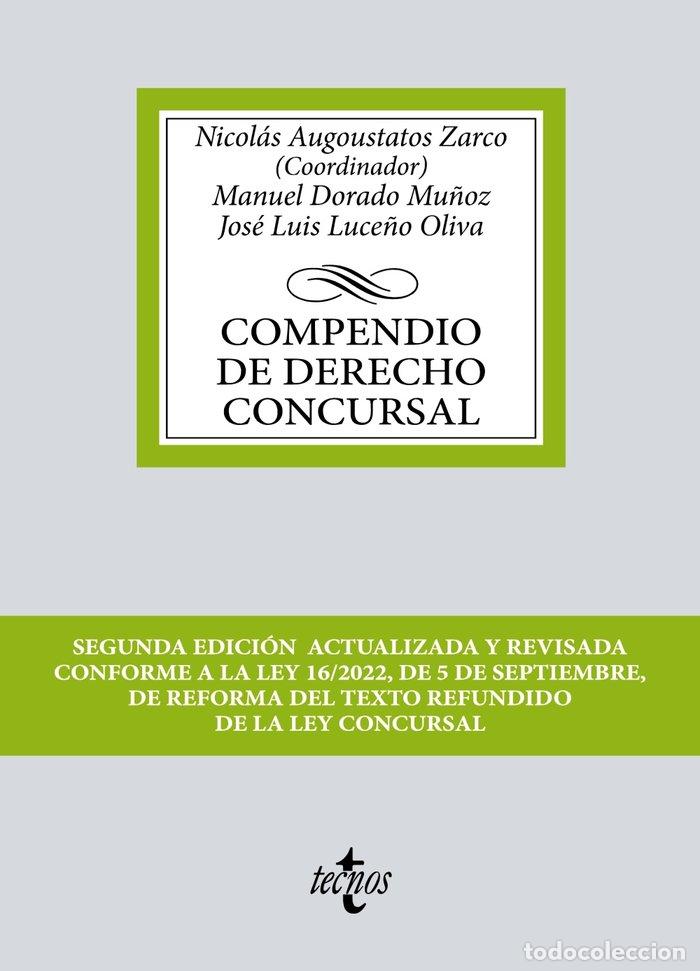 Libros: COMPENDIO DE DERECHO CONCURSAL - AUGOUSTATOS ZARCO, NICOLAS