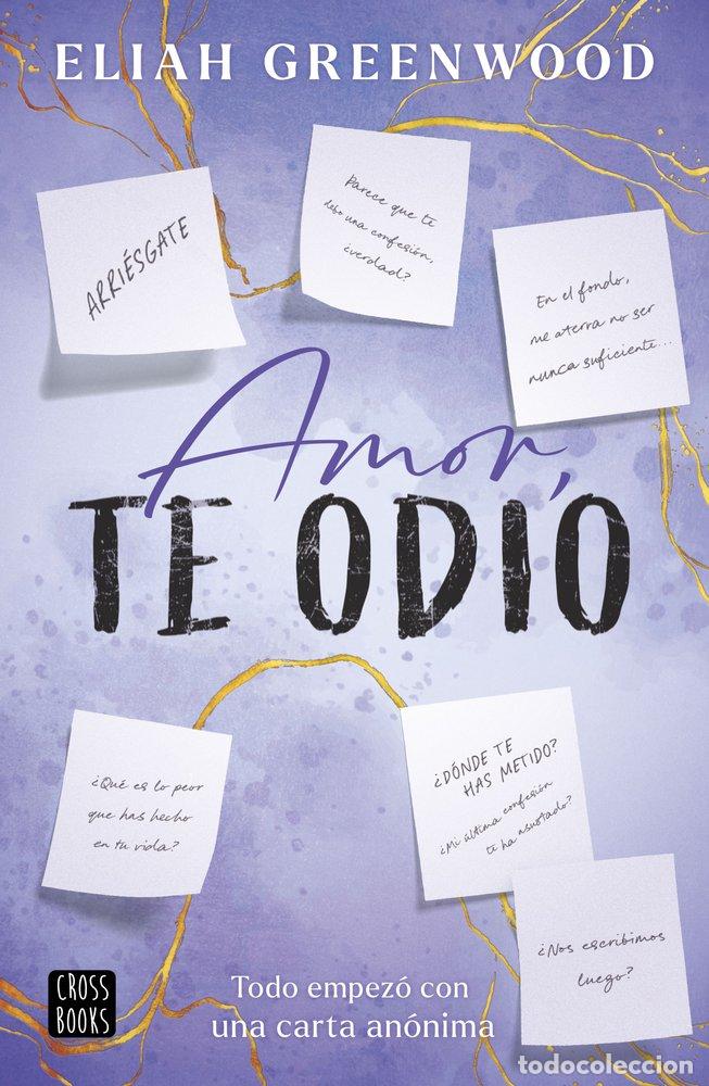 Livros: AMOR TE ODIO - GREENWOOD, ELIAH