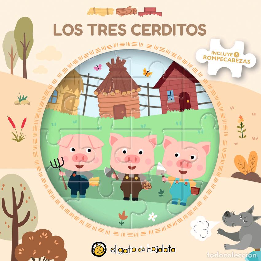 books: LOS TRES CERDITOS (LIBRO+3 PUZLES) (&rdquo;CL&Aacute;SICOS PARA ARMAR&rdquo;) - Varios autores