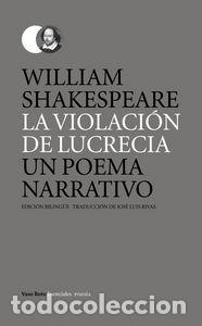 Libros: VIOLACION DE LUCRECIA,LA - SHAKESPEARE, WILLIAM