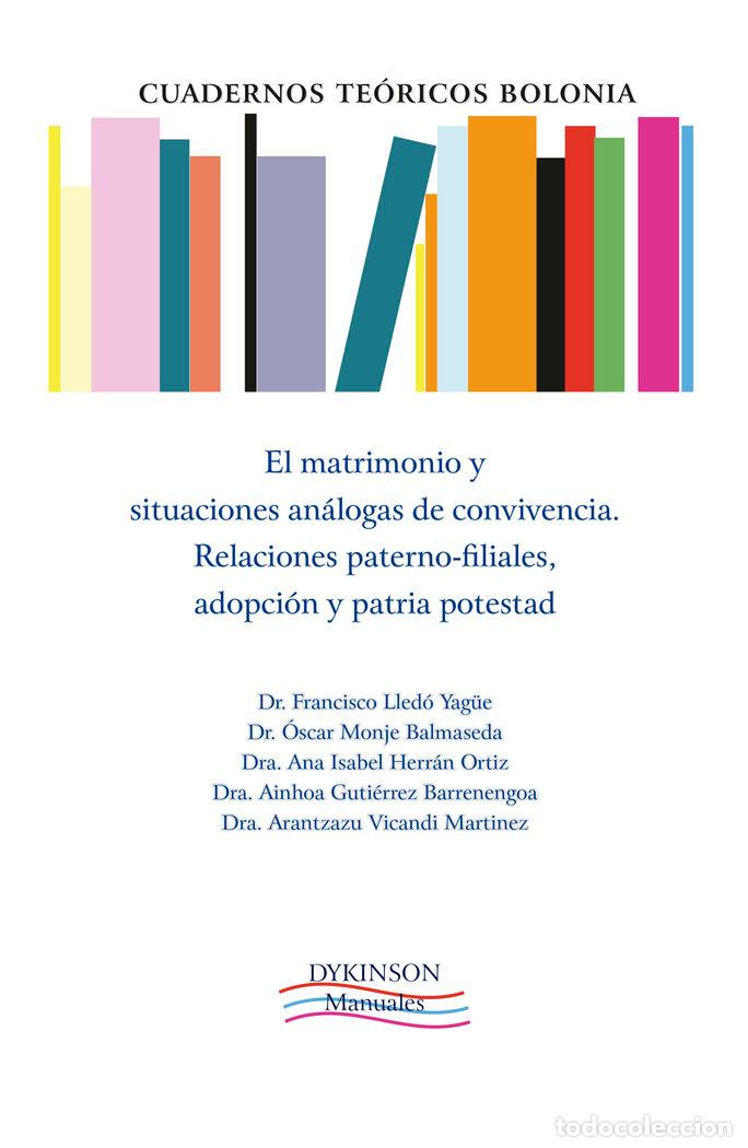 Libros: EL MATRIMONIO Y SITUACIONES ANALOGAS DE CONVIVENCIA. RELACIO - LLEDO YAG&Uuml;E, FRANCISCO