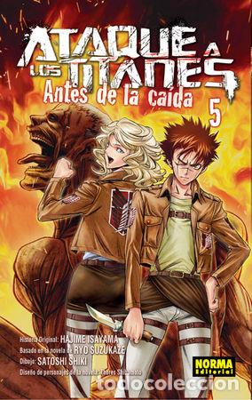 Livros: ATAQUE A LOS TITANES 5 ANTES DE LA CAIDA - ISAYAMA, HAJIME