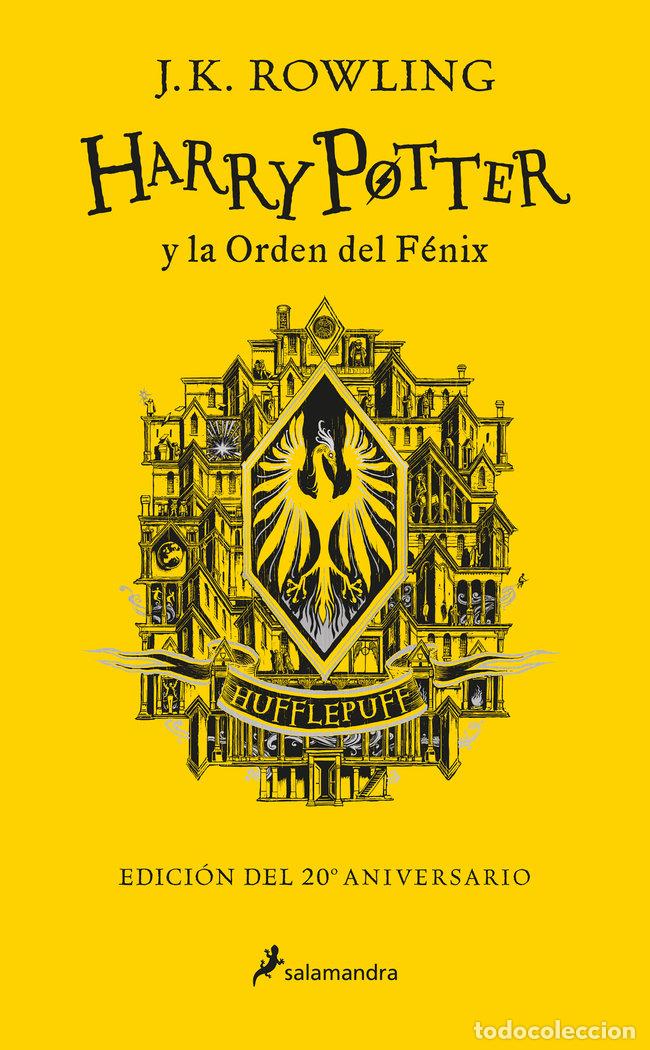 Libri: HARRY POTTER 5 LA ORDEN DEL FENIX HUFFLEPUFF 20 ANIVERSARIO - ROWLING, J.K.