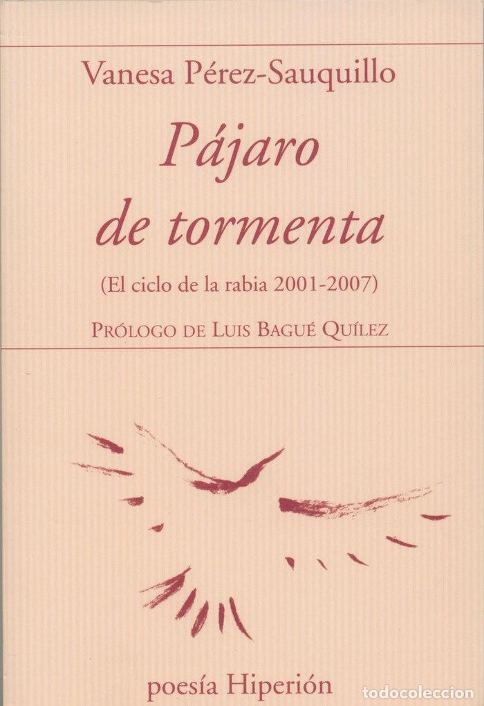 Libri: PAJARO DE TORMENTA - PEREZ SAUQUILLO, VANESA