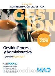 books: CUERPO GESTION PROCESAL Y ADMINISTRATIVA 1 TURNO LIBRE ADMIN - AA.VV